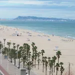 Primera Linea De Playa Con Garaje Apartamento