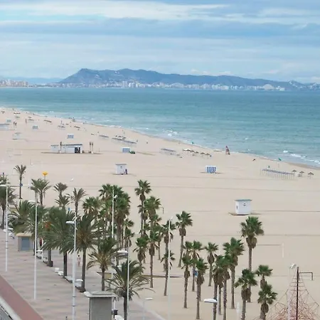 Primera Linea De Playa Con Garaje Appartement